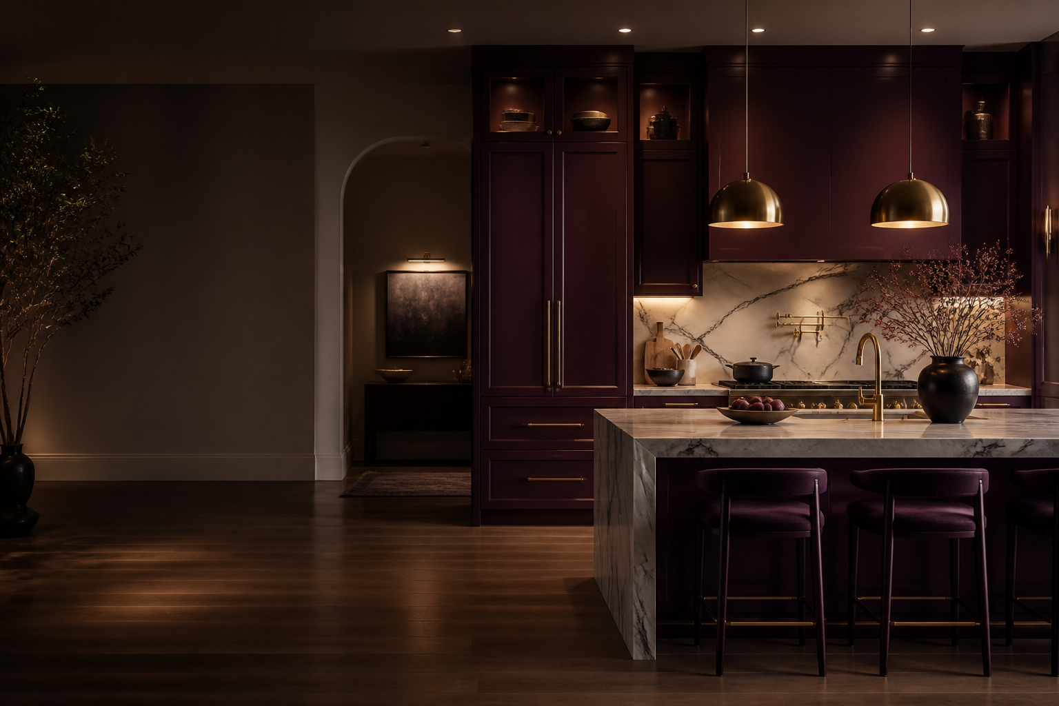Finished high-end kitchen